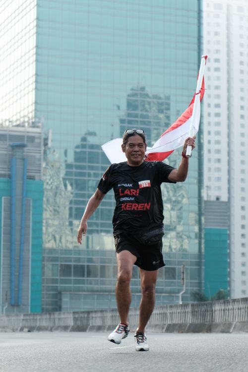 Race photo from Soft Launching Buku "Enggak Lari, Enggak Keren" & IdeaRun