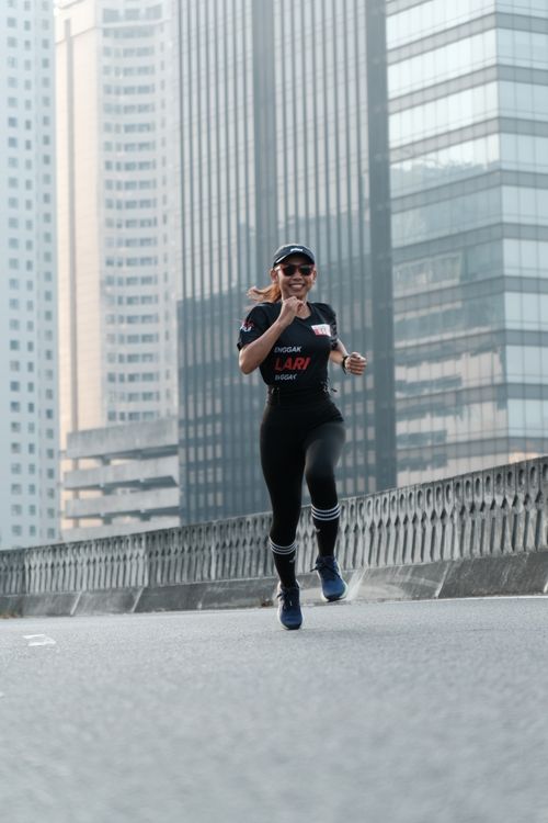 Race photo from Soft Launching Buku "Enggak Lari, Enggak Keren" & IdeaRun