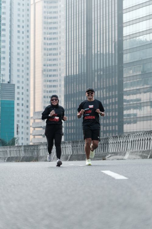 Race photo from Soft Launching Buku "Enggak Lari, Enggak Keren" & IdeaRun
