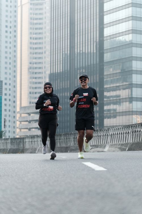 Race photo from Soft Launching Buku "Enggak Lari, Enggak Keren" & IdeaRun