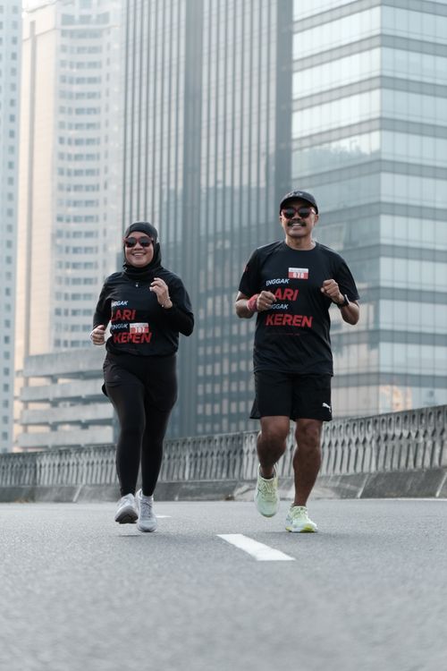 Race photo from Soft Launching Buku "Enggak Lari, Enggak Keren" & IdeaRun