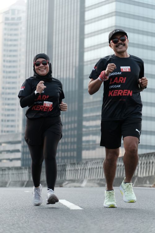 Race photo from Soft Launching Buku "Enggak Lari, Enggak Keren" & IdeaRun