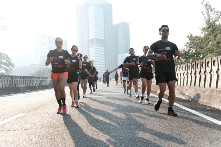 Race photo from Soft Launching Buku "Enggak Lari, Enggak Keren" & IdeaRun