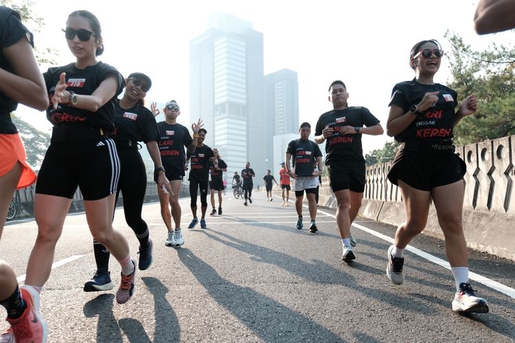 Race photo from Soft Launching Buku "Enggak Lari, Enggak Keren" & IdeaRun
