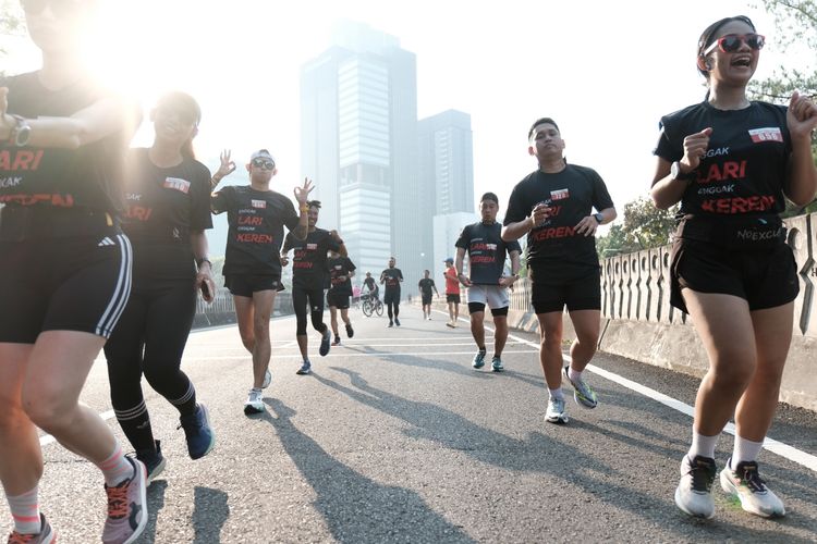 Race photo from Soft Launching Buku "Enggak Lari, Enggak Keren" & IdeaRun
