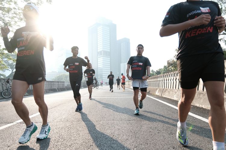 Race photo from Soft Launching Buku "Enggak Lari, Enggak Keren" & IdeaRun