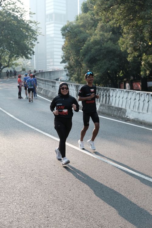 Race photo from Soft Launching Buku "Enggak Lari, Enggak Keren" & IdeaRun