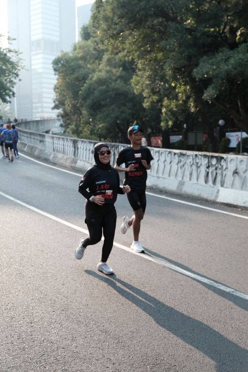 Race photo from Soft Launching Buku "Enggak Lari, Enggak Keren" & IdeaRun