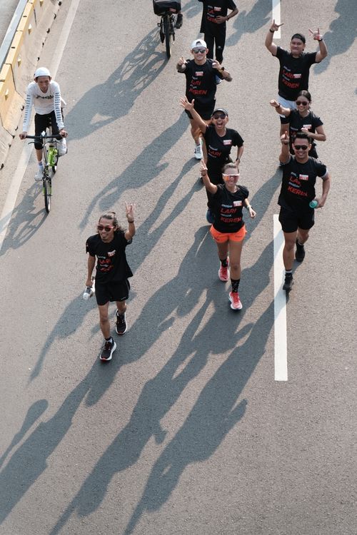 Race photo from Soft Launching Buku "Enggak Lari, Enggak Keren" & IdeaRun