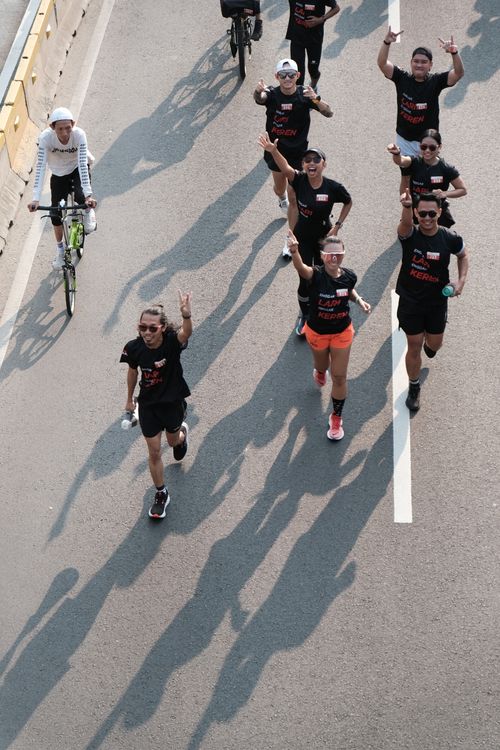 Race photo from Soft Launching Buku "Enggak Lari, Enggak Keren" & IdeaRun