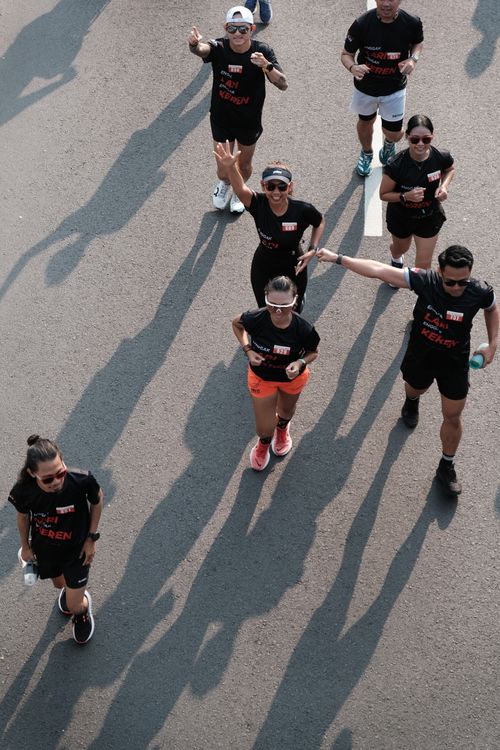 Race photo from Soft Launching Buku "Enggak Lari, Enggak Keren" & IdeaRun