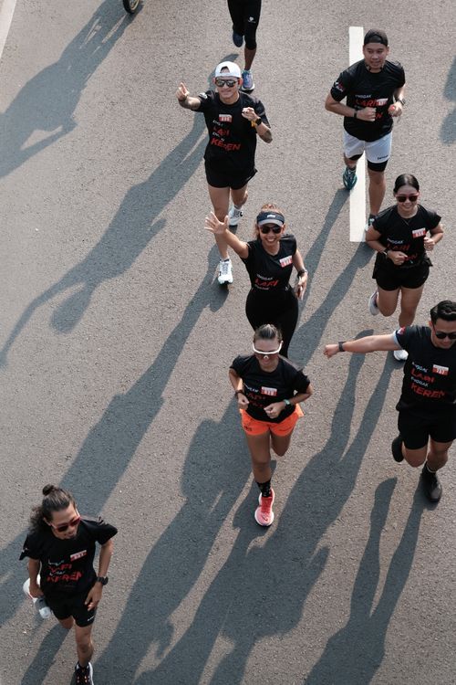 Race photo from Soft Launching Buku "Enggak Lari, Enggak Keren" & IdeaRun