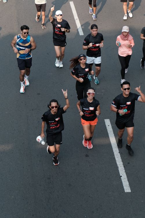 Race photo from Soft Launching Buku "Enggak Lari, Enggak Keren" & IdeaRun