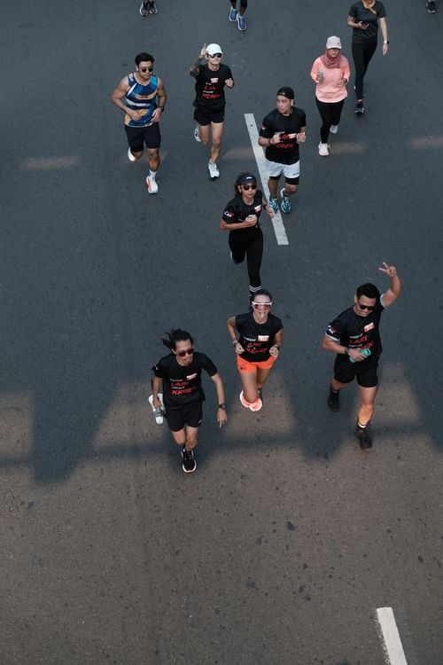 Race photo from Soft Launching Buku "Enggak Lari, Enggak Keren" & IdeaRun