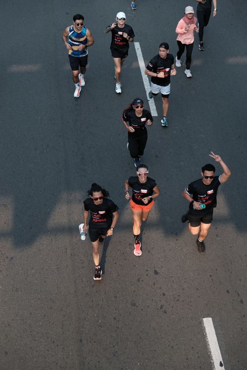 Race photo from Soft Launching Buku "Enggak Lari, Enggak Keren" & IdeaRun