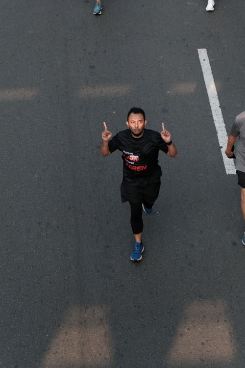 Race photo from Soft Launching Buku "Enggak Lari, Enggak Keren" & IdeaRun