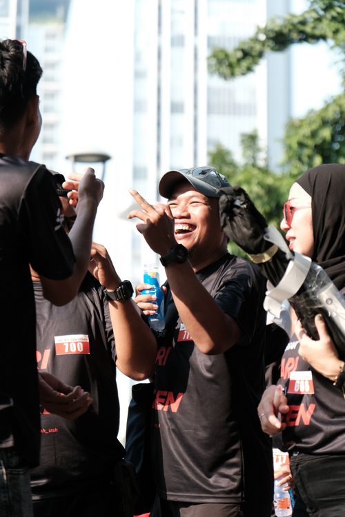 Race photo from Soft Launching Buku "Enggak Lari, Enggak Keren" & IdeaRun