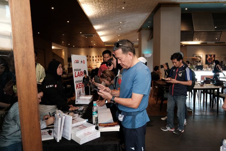 Race photo from Soft Launching Buku "Enggak Lari, Enggak Keren" & IdeaRun
