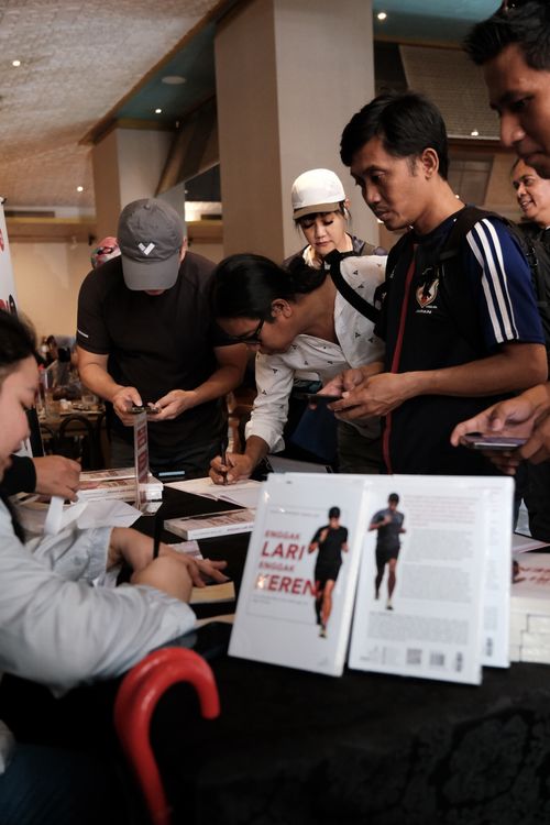 Race photo from Soft Launching Buku "Enggak Lari, Enggak Keren" & IdeaRun