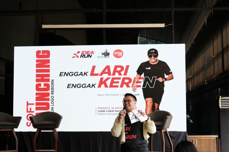 Race photo from Soft Launching Buku "Enggak Lari, Enggak Keren" & IdeaRun