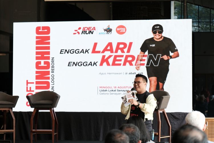 Race photo from Soft Launching Buku "Enggak Lari, Enggak Keren" & IdeaRun