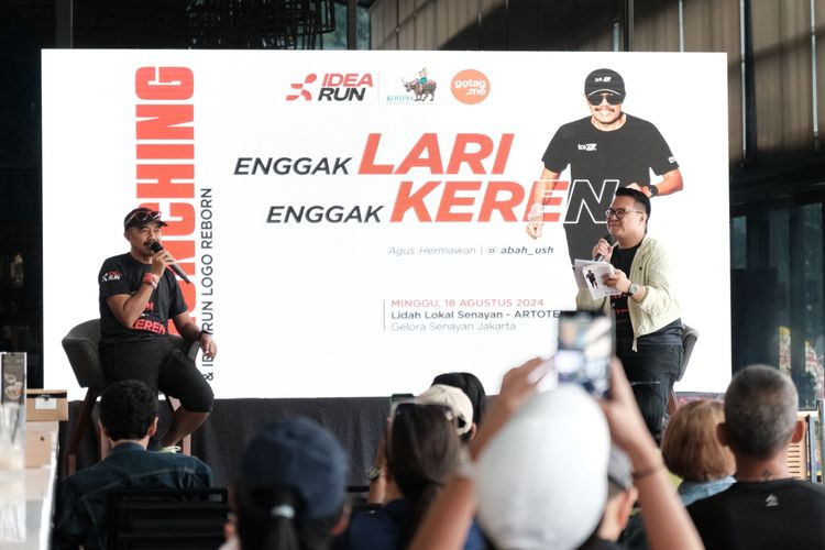 Race photo from Soft Launching Buku "Enggak Lari, Enggak Keren" & IdeaRun