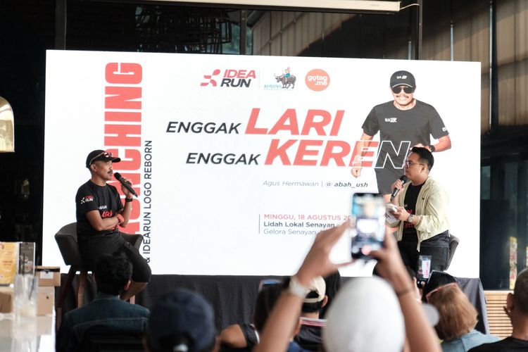 Race photo from Soft Launching Buku "Enggak Lari, Enggak Keren" & IdeaRun