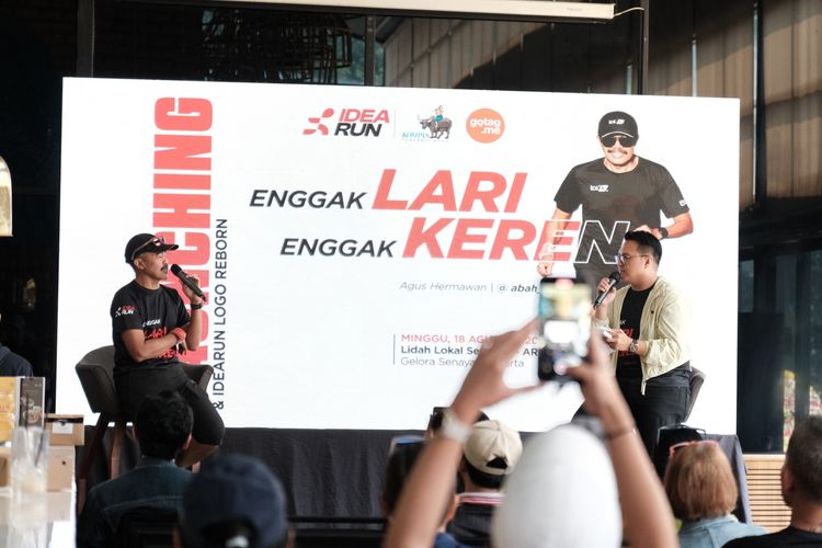 Race photo from Soft Launching Buku "Enggak Lari, Enggak Keren" & IdeaRun