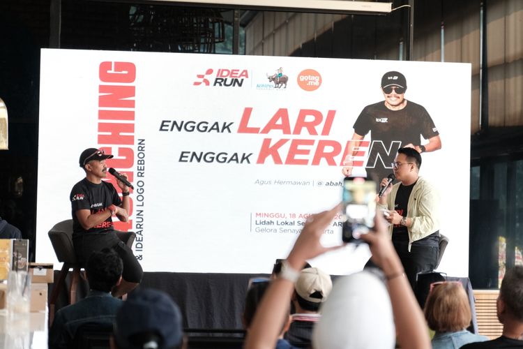 Race photo from Soft Launching Buku "Enggak Lari, Enggak Keren" & IdeaRun