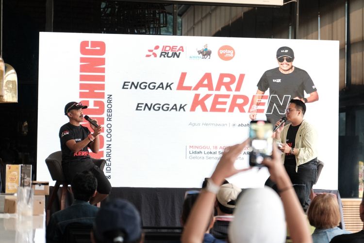 Race photo from Soft Launching Buku "Enggak Lari, Enggak Keren" & IdeaRun