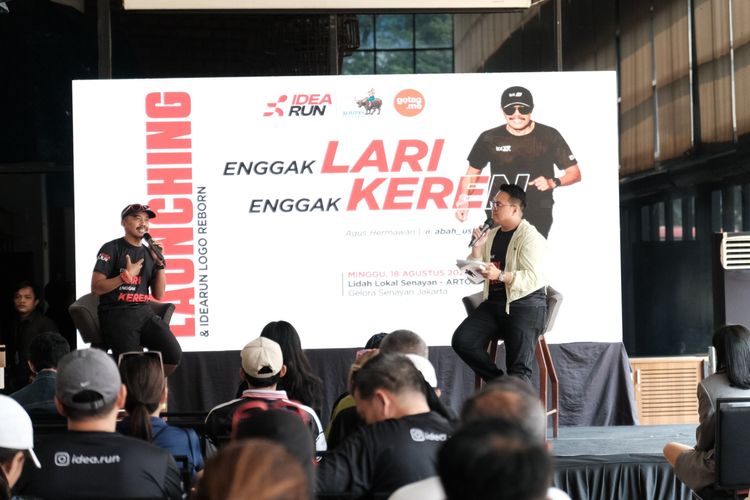 Race photo from Soft Launching Buku "Enggak Lari, Enggak Keren" & IdeaRun
