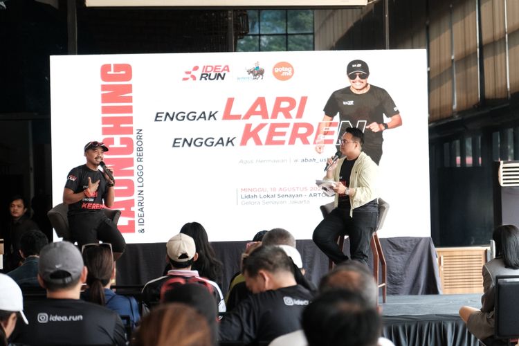Race photo from Soft Launching Buku "Enggak Lari, Enggak Keren" & IdeaRun