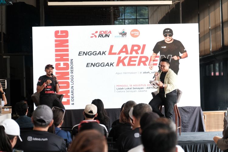 Race photo from Soft Launching Buku "Enggak Lari, Enggak Keren" & IdeaRun