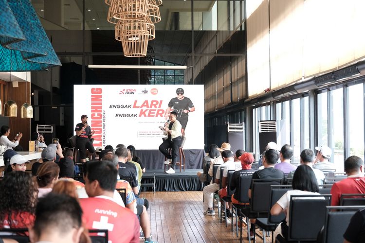 Race photo from Soft Launching Buku "Enggak Lari, Enggak Keren" & IdeaRun