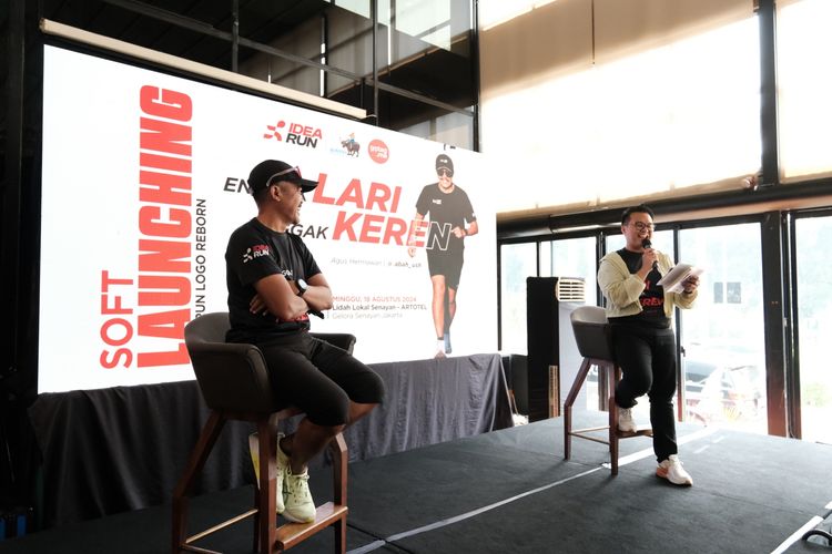 Race photo from Soft Launching Buku "Enggak Lari, Enggak Keren" & IdeaRun