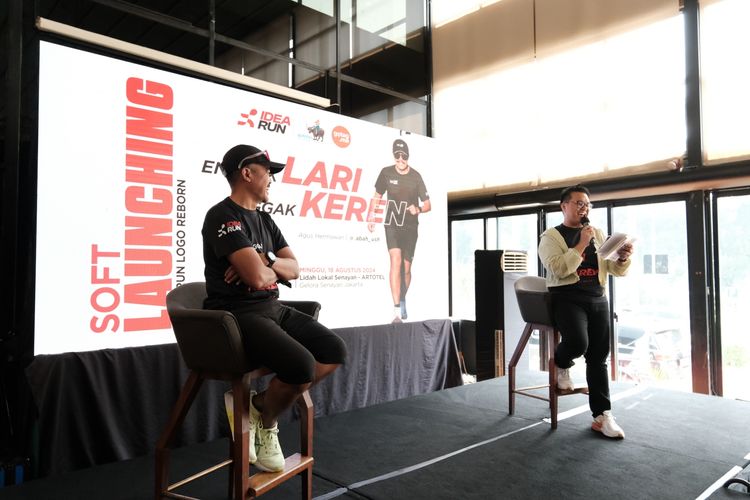 Race photo from Soft Launching Buku "Enggak Lari, Enggak Keren" & IdeaRun