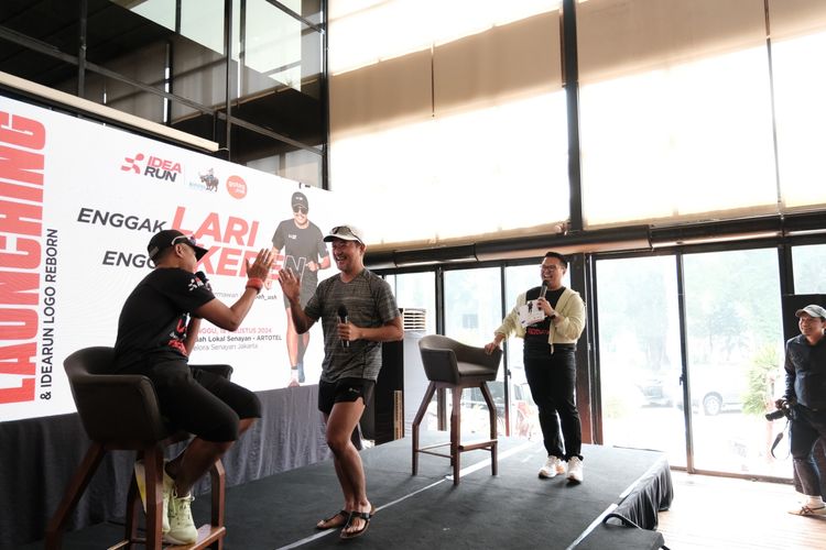 Race photo from Soft Launching Buku "Enggak Lari, Enggak Keren" & IdeaRun