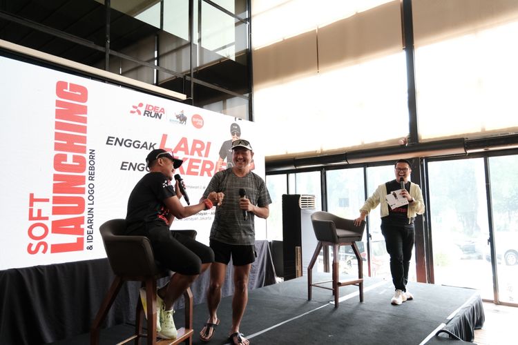 Race photo from Soft Launching Buku "Enggak Lari, Enggak Keren" & IdeaRun
