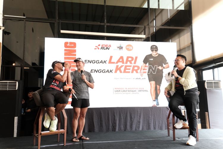 Race photo from Soft Launching Buku "Enggak Lari, Enggak Keren" & IdeaRun