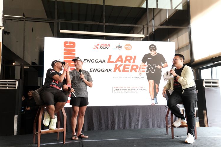 Race photo from Soft Launching Buku "Enggak Lari, Enggak Keren" & IdeaRun