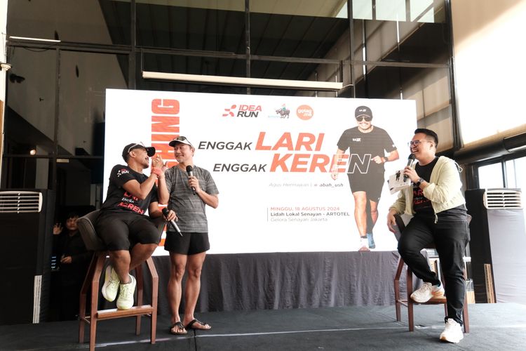 Race photo from Soft Launching Buku "Enggak Lari, Enggak Keren" & IdeaRun