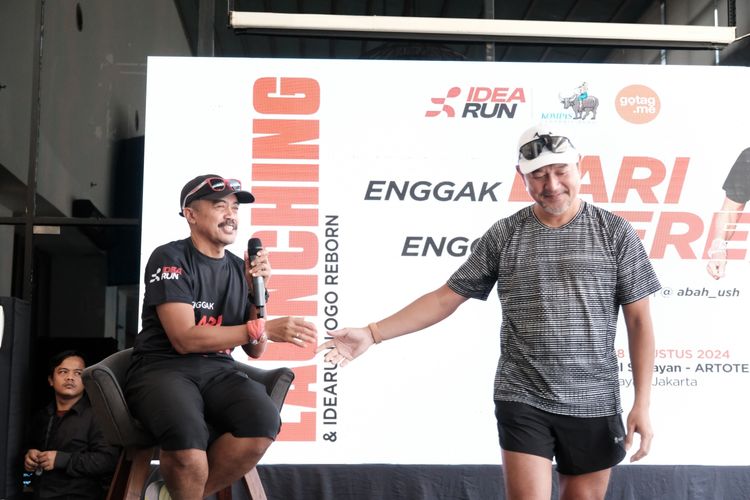 Race photo from Soft Launching Buku "Enggak Lari, Enggak Keren" & IdeaRun