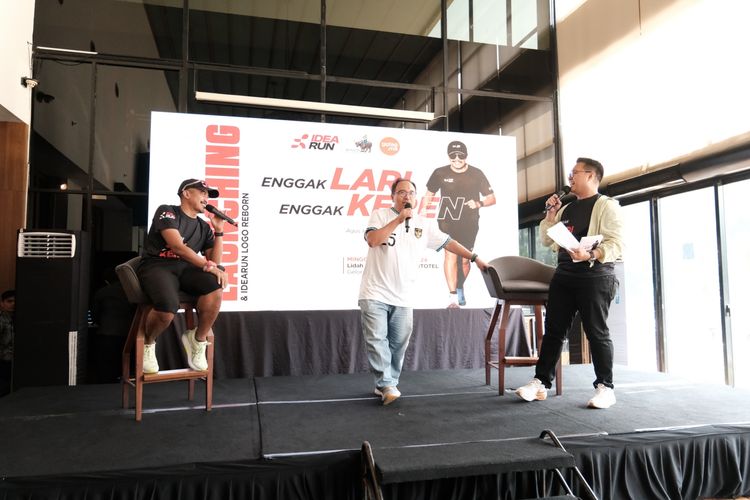 Race photo from Soft Launching Buku "Enggak Lari, Enggak Keren" & IdeaRun
