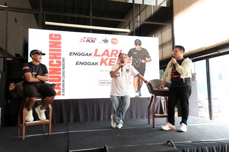 Race photo from Soft Launching Buku "Enggak Lari, Enggak Keren" & IdeaRun