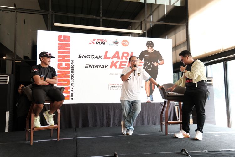 Race photo from Soft Launching Buku "Enggak Lari, Enggak Keren" & IdeaRun