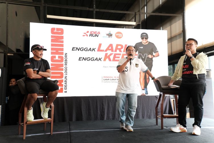 Race photo from Soft Launching Buku "Enggak Lari, Enggak Keren" & IdeaRun