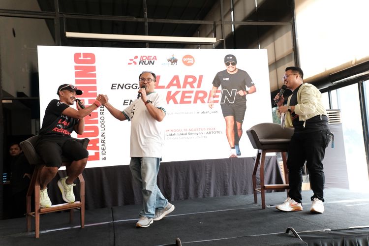 Race photo from Soft Launching Buku "Enggak Lari, Enggak Keren" & IdeaRun
