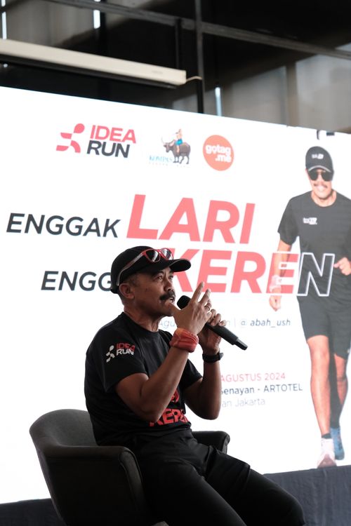 Race photo from Soft Launching Buku "Enggak Lari, Enggak Keren" & IdeaRun