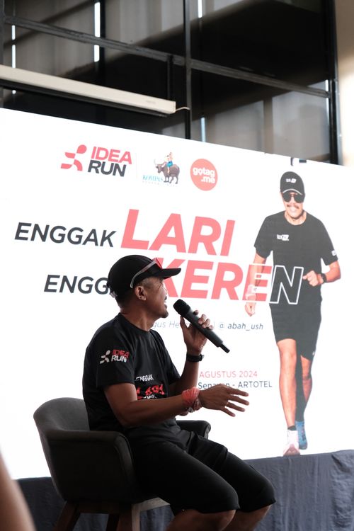 Race photo from Soft Launching Buku "Enggak Lari, Enggak Keren" & IdeaRun