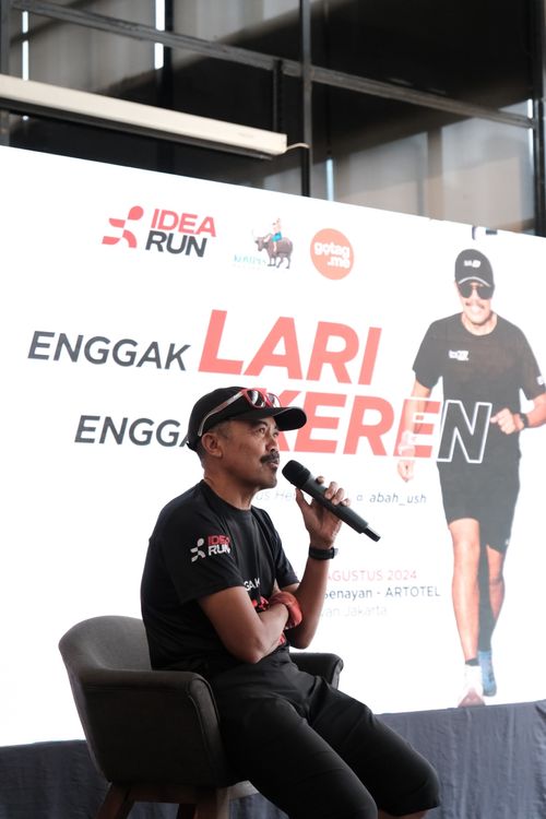 Race photo from Soft Launching Buku "Enggak Lari, Enggak Keren" & IdeaRun